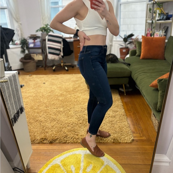 NWOT Banana Republic Super Stretch Legging High Rise Denim Sz 4 27 Skinny Jeans - Picture 7 of 9